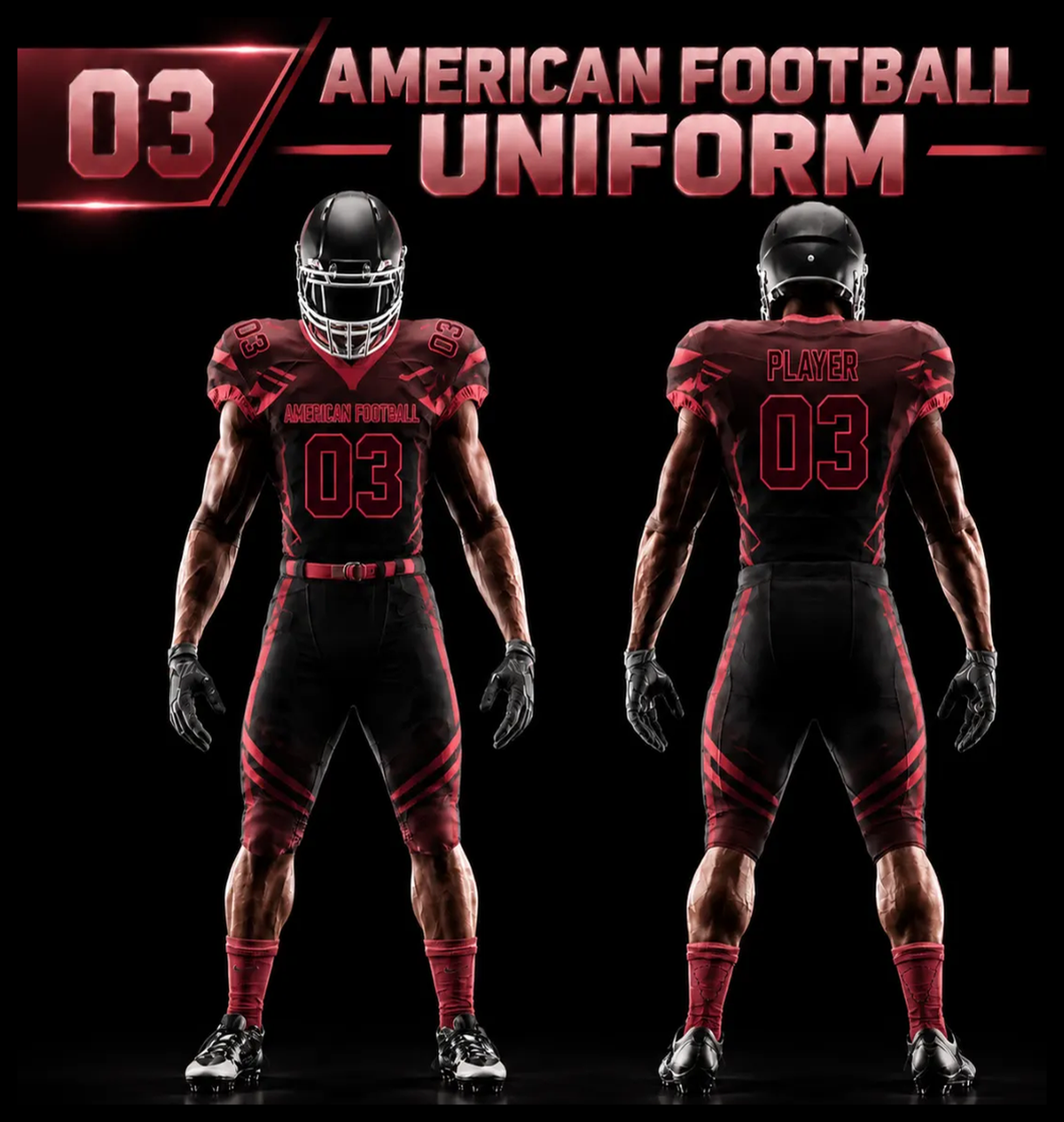 American Football Uniform ES-AFU-03