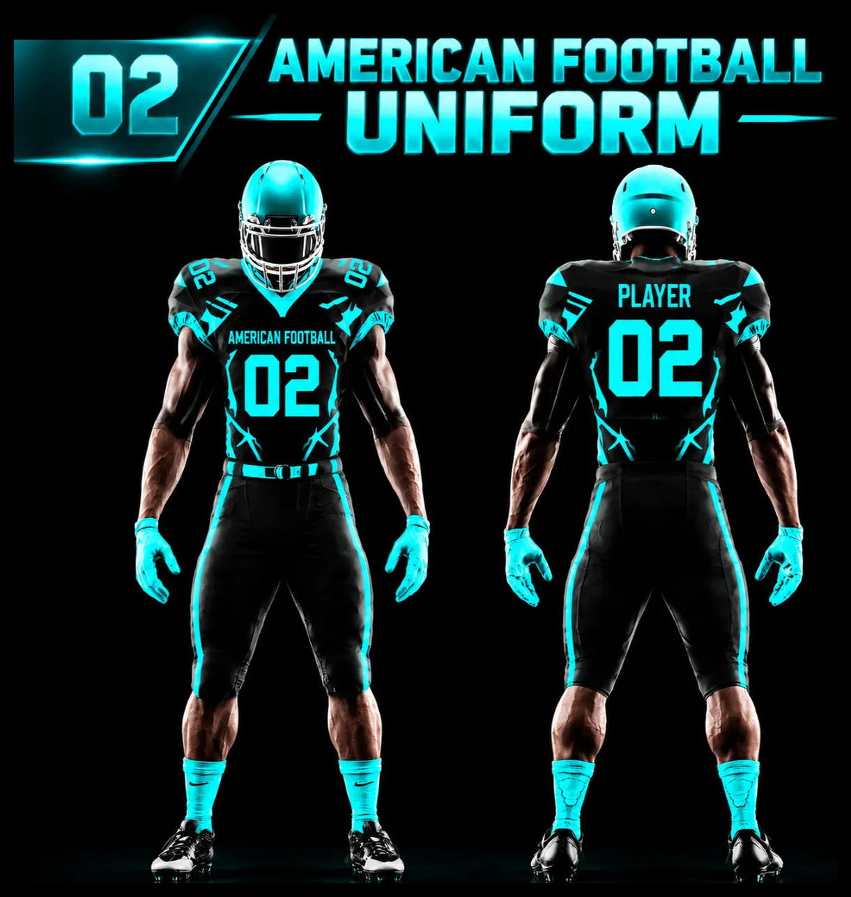 American football Uniform ES-AFU-02